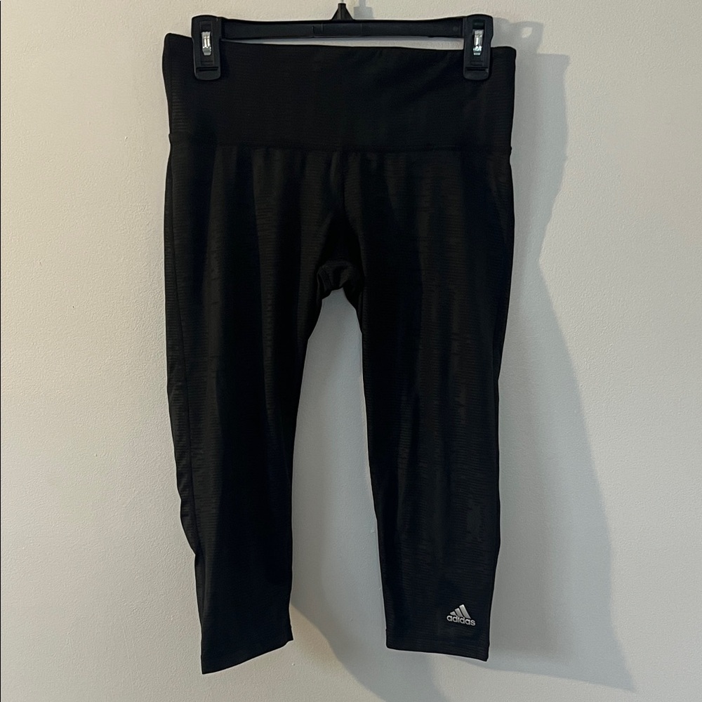 Adidas Black Cropped Leggings